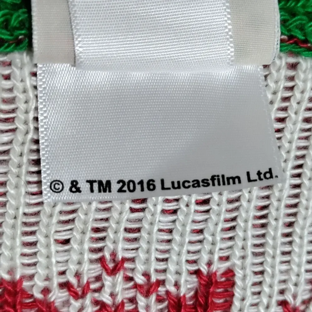 Junk Food Mens Large Star Wars Boba Fett Ugly Christmas Sweater Cardigan - Picture 9 of 15